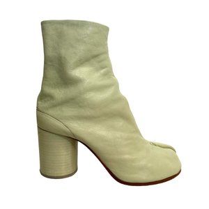 Maison Martin Margiela Cream Heeled Boots